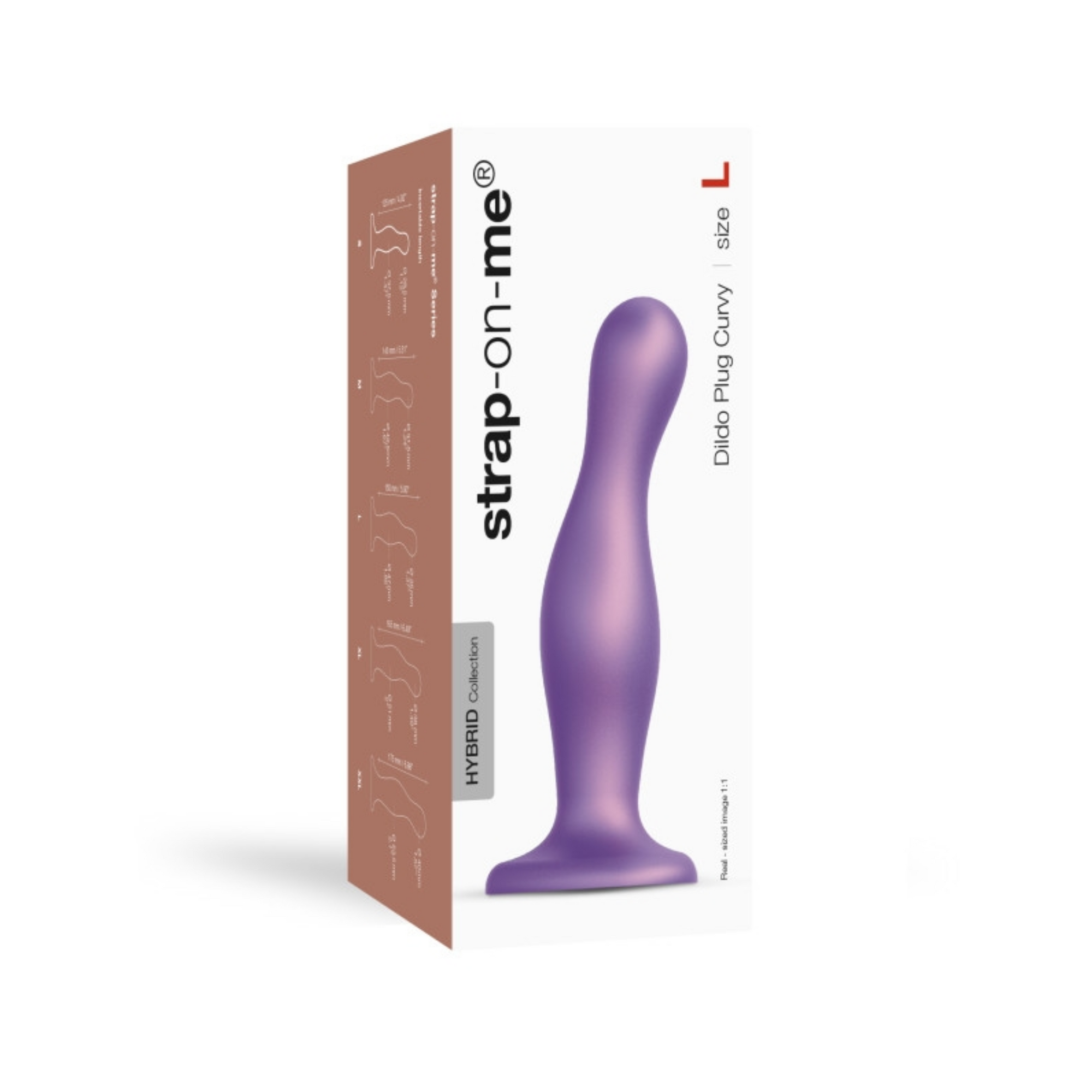Curvy - Dildo plug avec ventouse